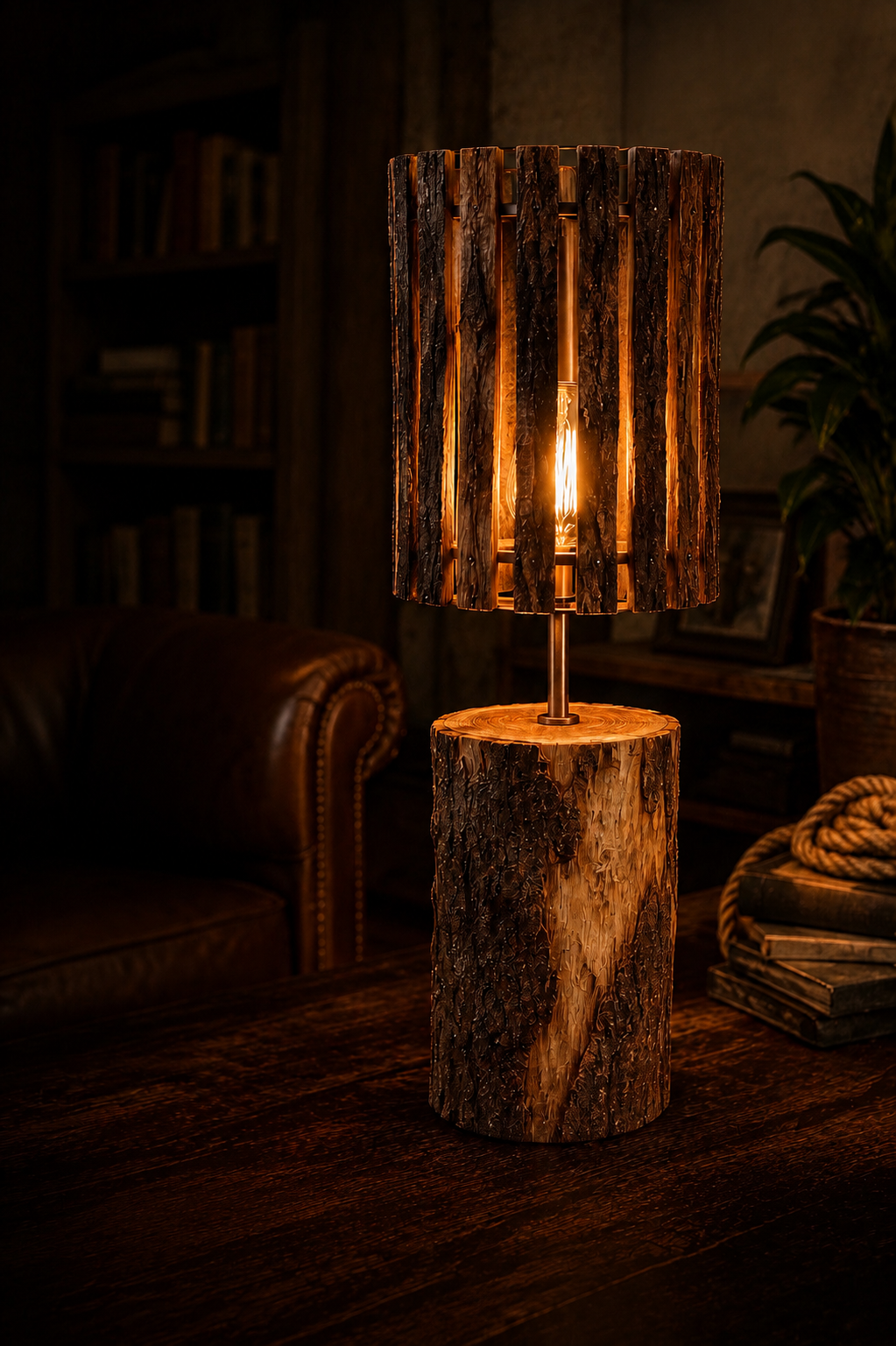 Timberglow Table Lamp